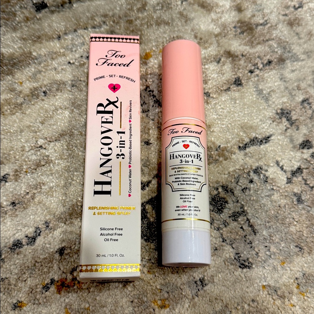 Too Faced Hangover 3 in 1 Prime Set Refresh BNIB